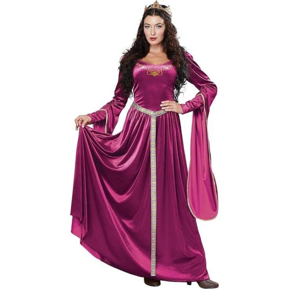 California Costumes Women's Lady Guinevere Costume/Berry, Large